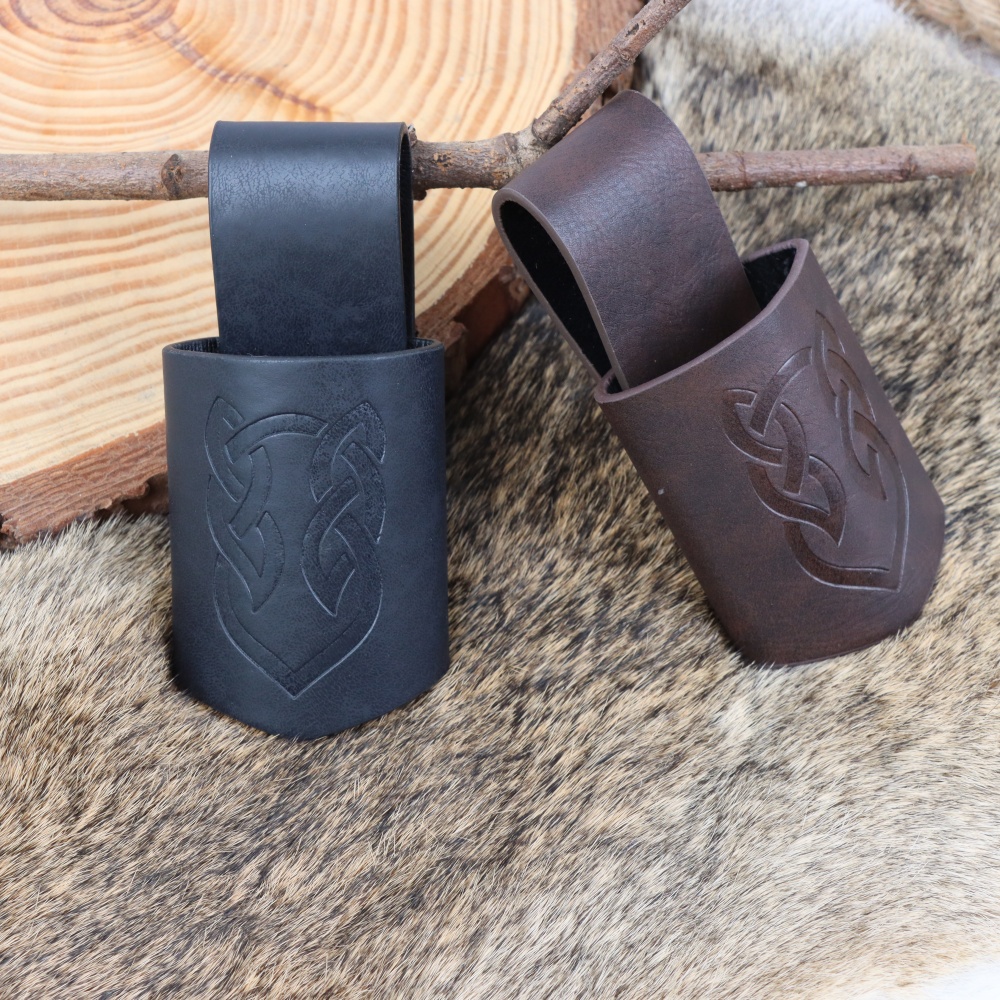 Cosplay Prop Dagger - Porta spada vichinga medievale in ecopelle