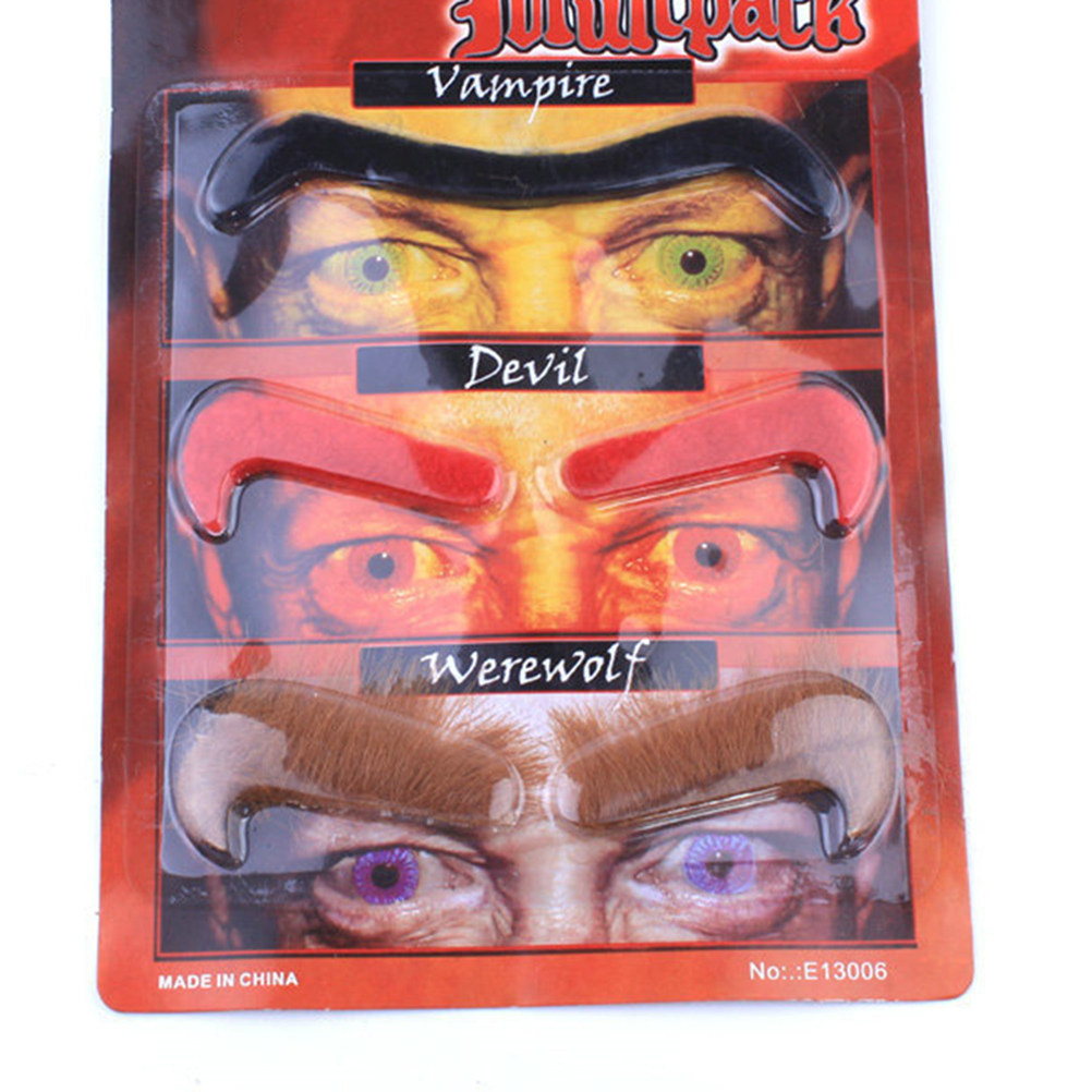 3 pezzi di sopracciglia finte  - Easy Cosplay Prop recensione e prezzo